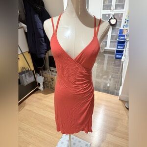 Silence + Noise Coral Dress